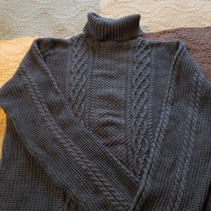 Cable knit sweater